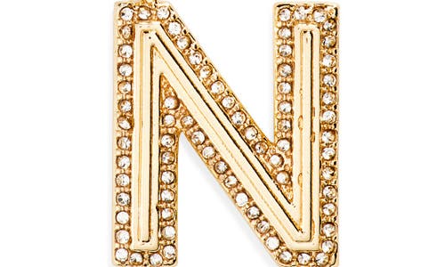 Baublebar Arianna Initial Pendant Necklace In Gold