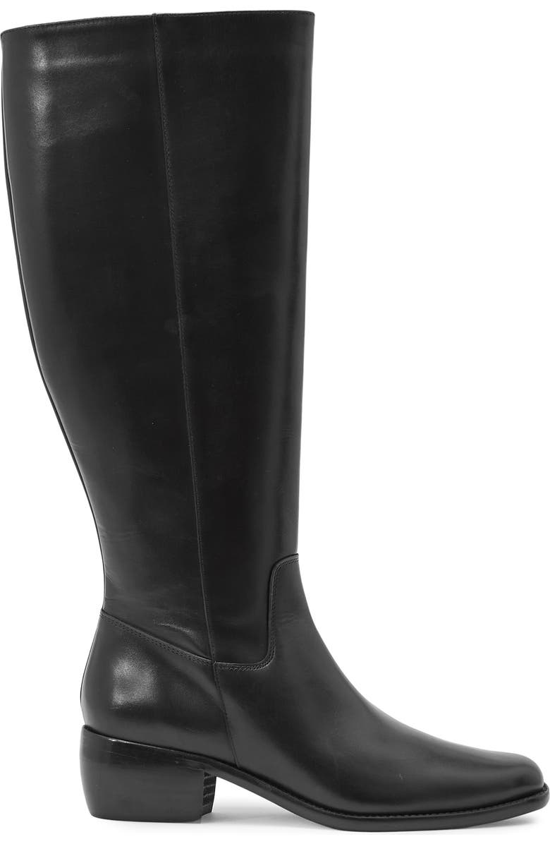 Reiss Micheala Knee High Boot, Main, color, Black