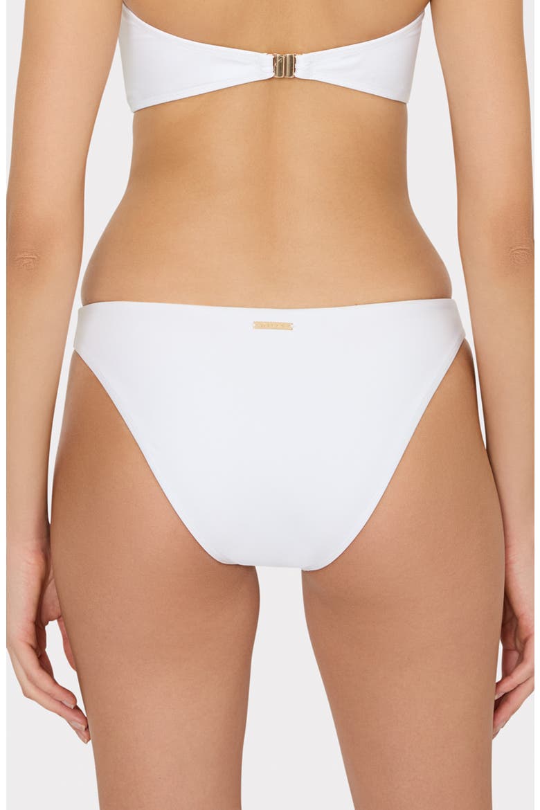 Solid Margot Bikini Bottoms, Alternate, color, WHITE