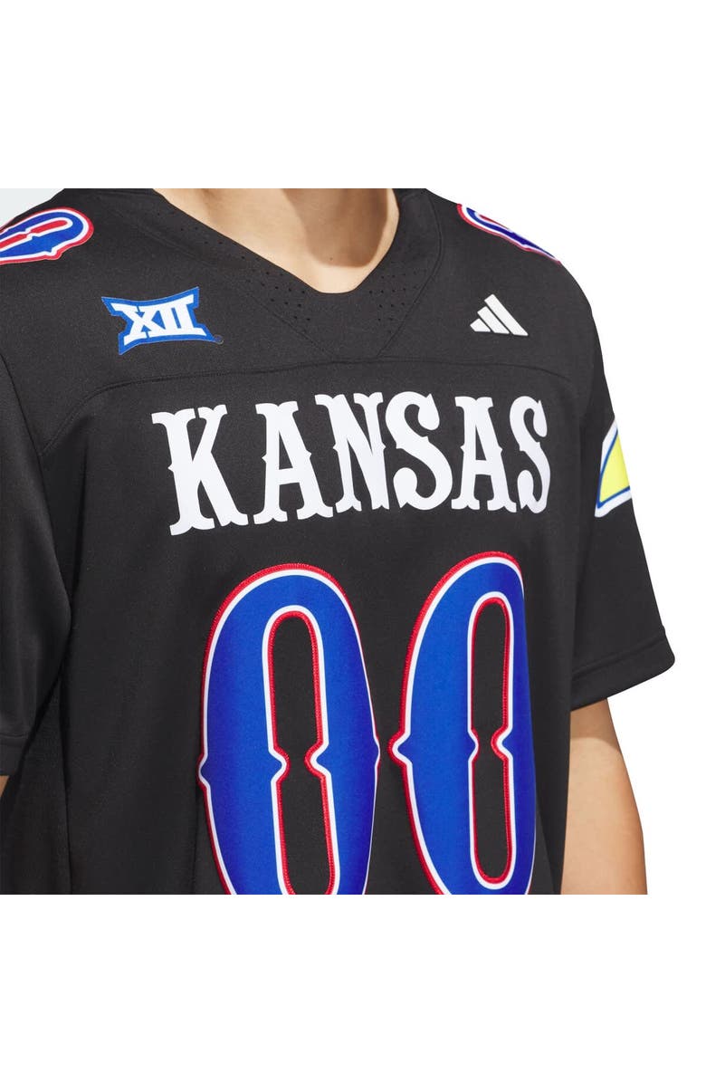 adidas Men's adidas #00 Black Kansas Jayhawks Alternate Premier Jersey, Alternate, color, Black
