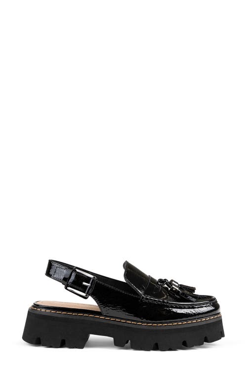 Donald Pliner Marshaci Platform Slingback Loafer In Black