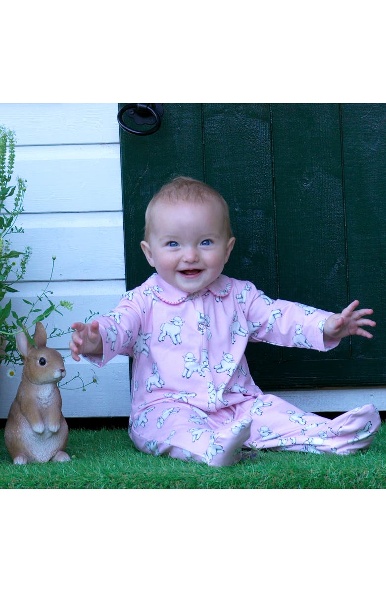 Rachel Riley Lamb Footie, Alternate, color,