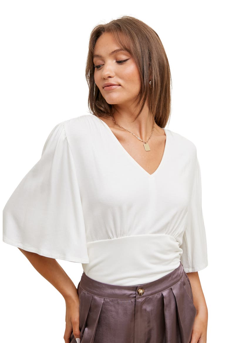 French Terry Top, Alternate, color, WHITE