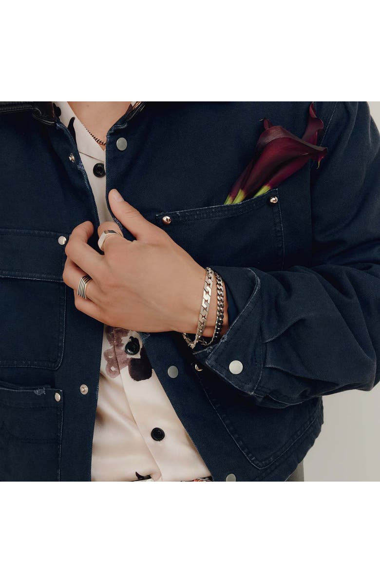 LOUPN Resilience Chain Bracelet, Alternate, color, Silver