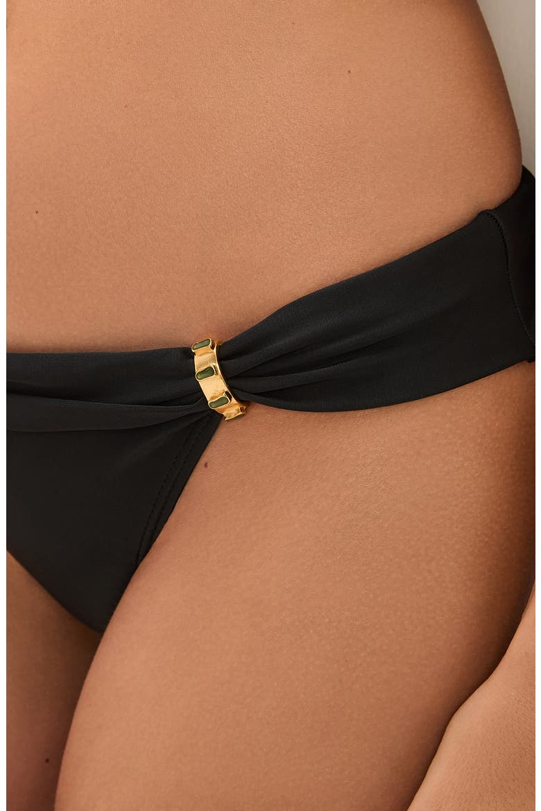 Bia Tube Bikini Bottoms, Alternate, color, BLACK
