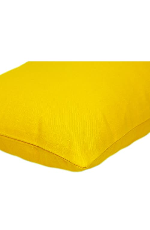 Parkland Collection Oblong Throw Pillow In Yellow