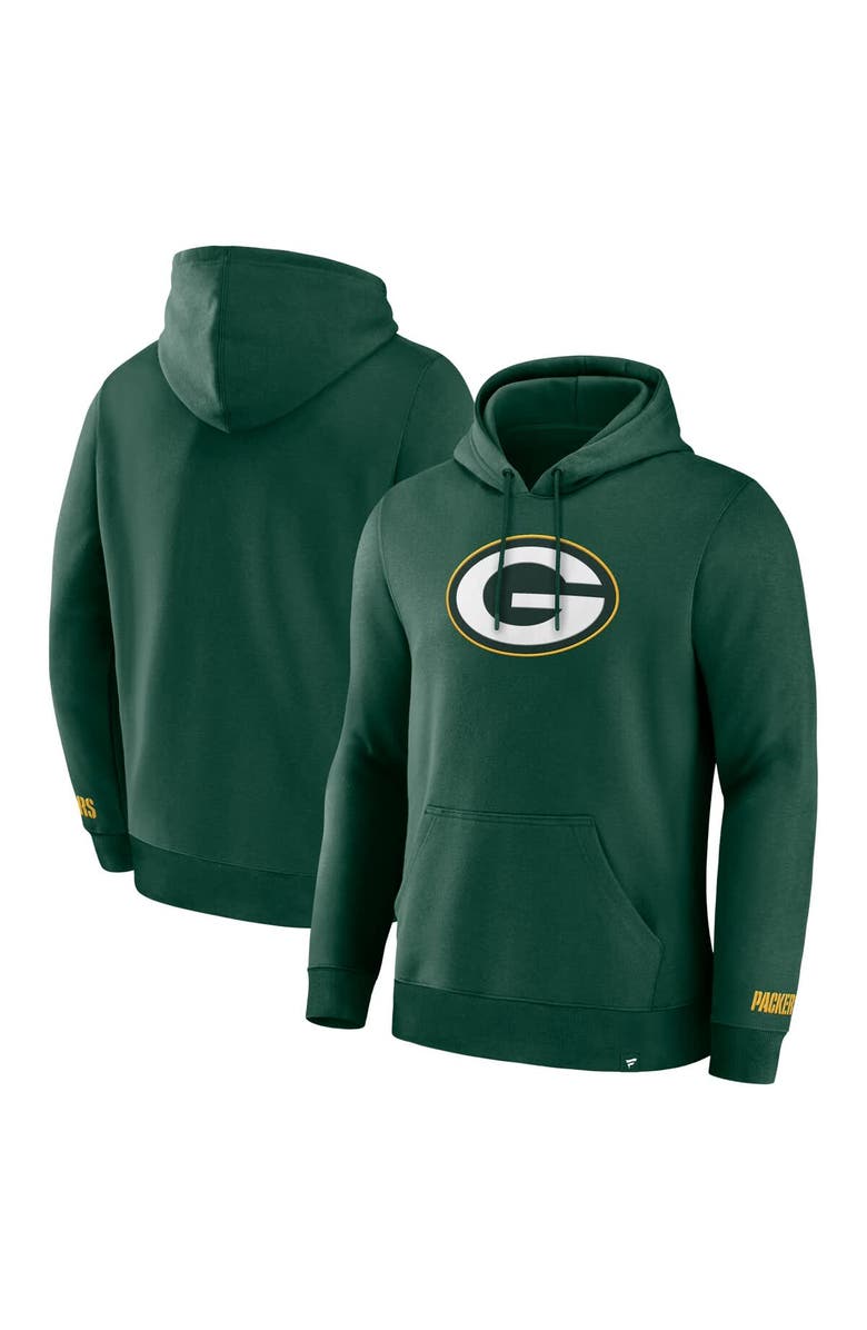 FANATICS Men's Fanatics Green Green Bay Packers Legacy Fleece Pullover Hoodie, Main, color, Green