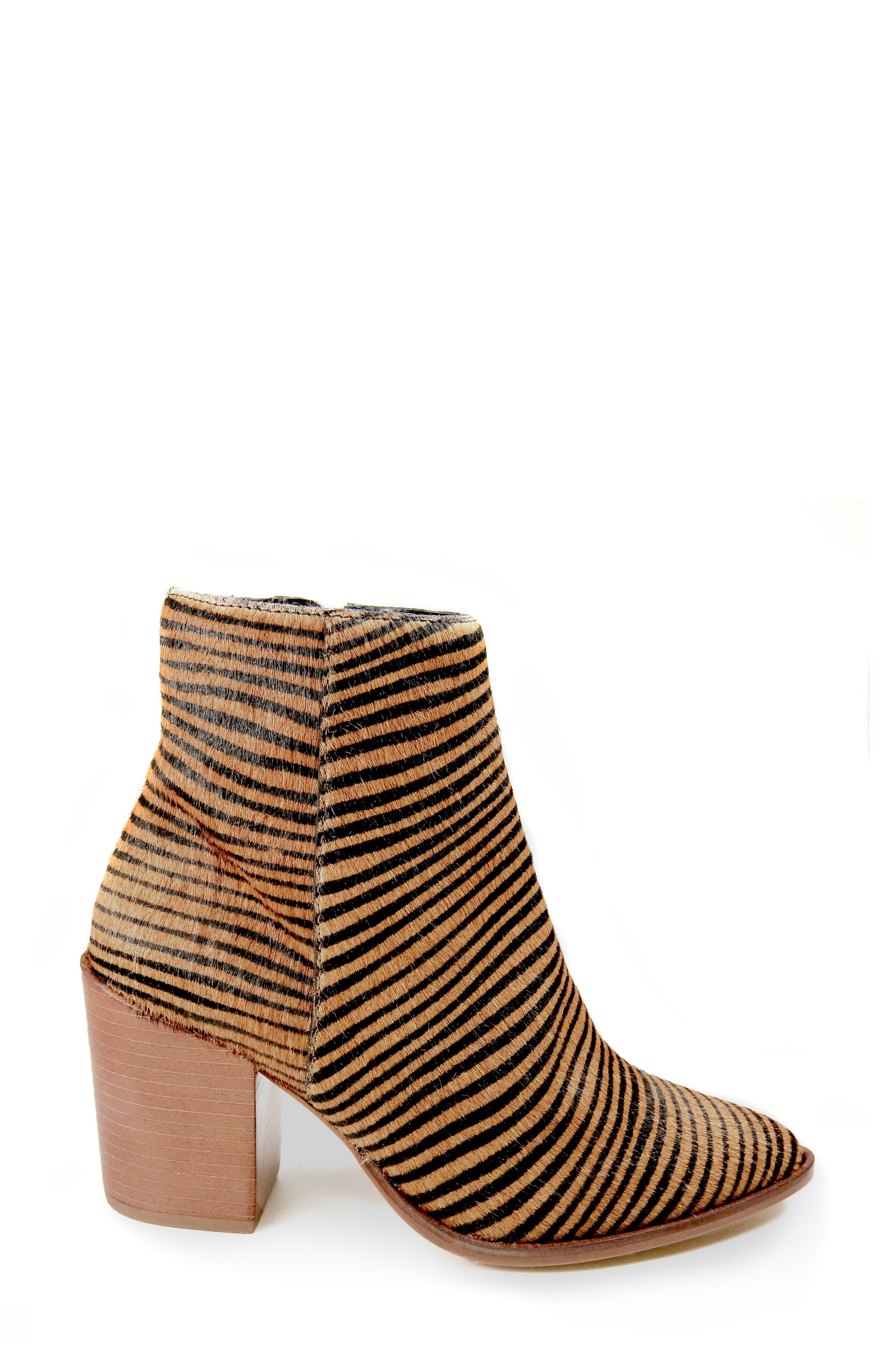 Shasta Bootie, Alternate, color, ZEBRA TAN