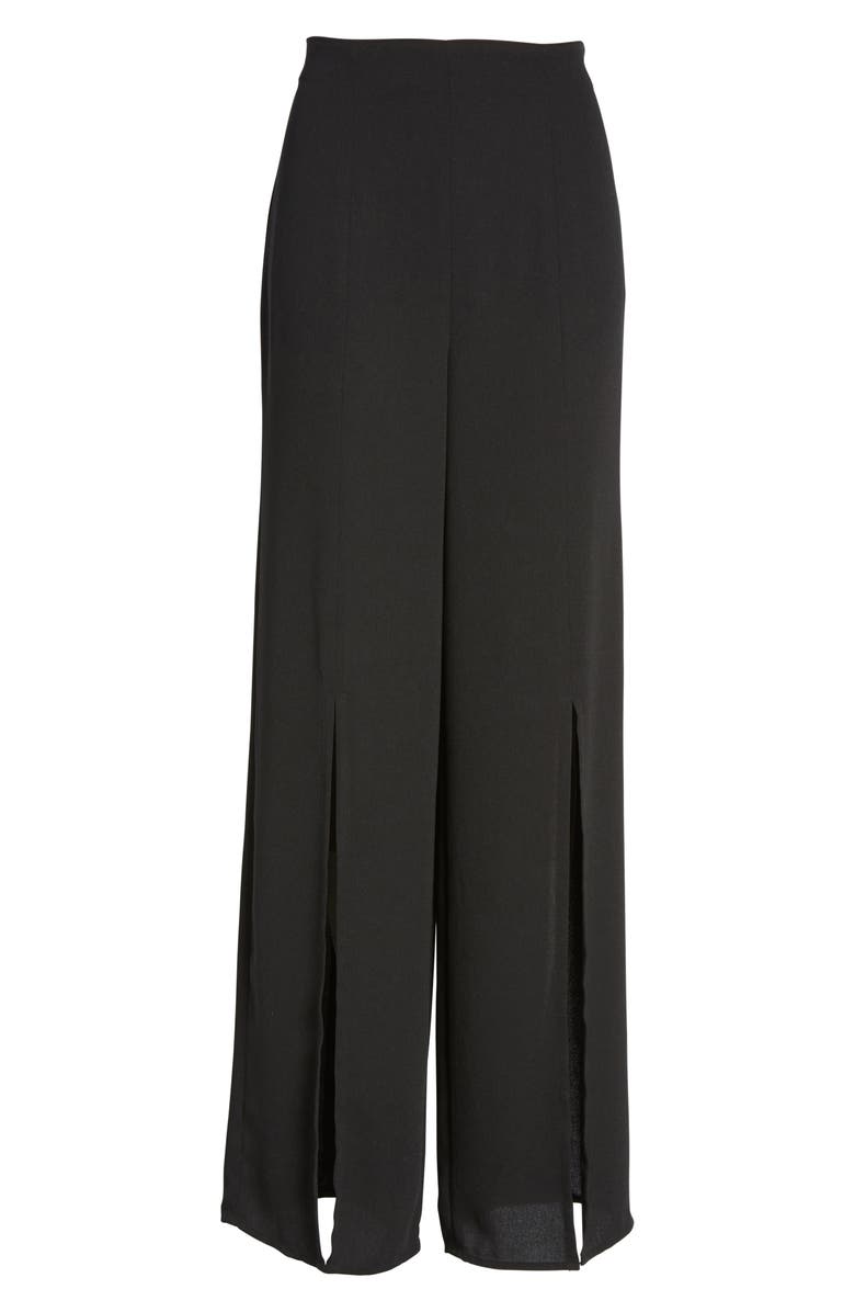 Leith Front Slit Pants, Alternate, color, 