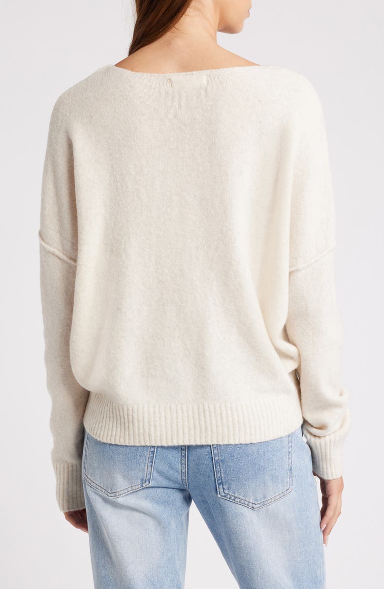 Rip Curl Emily Crewneck Sweater, Alternate, color, Ecru Marle