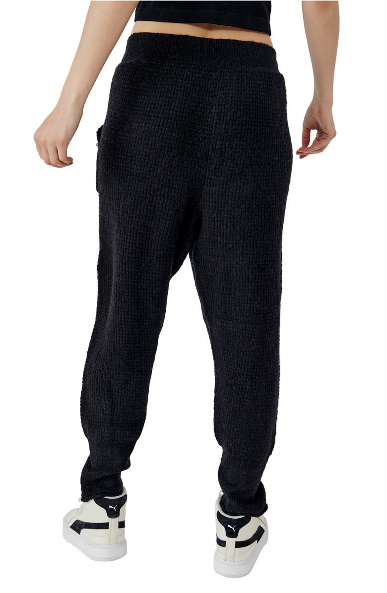 Free People C.O.Z.Y. Waffle Knit Joggers, Alternate, color, 