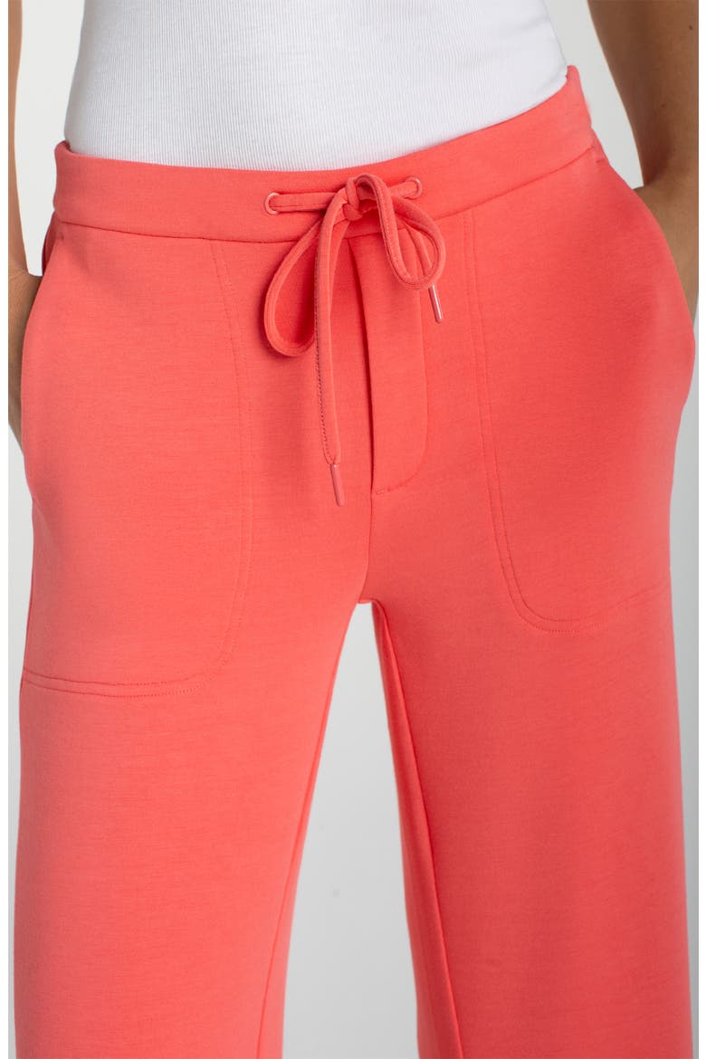 Crop Wide Leg Sweatpants, Alternate, color, SUNSET CORAL