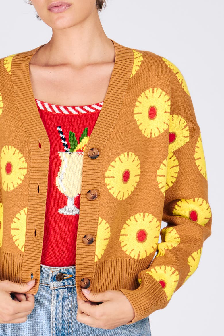 Ana Cardigan, Alternate, color, Pineapple Cake