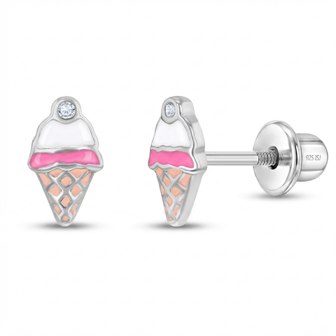 Sparkling Cone Girl Earrings