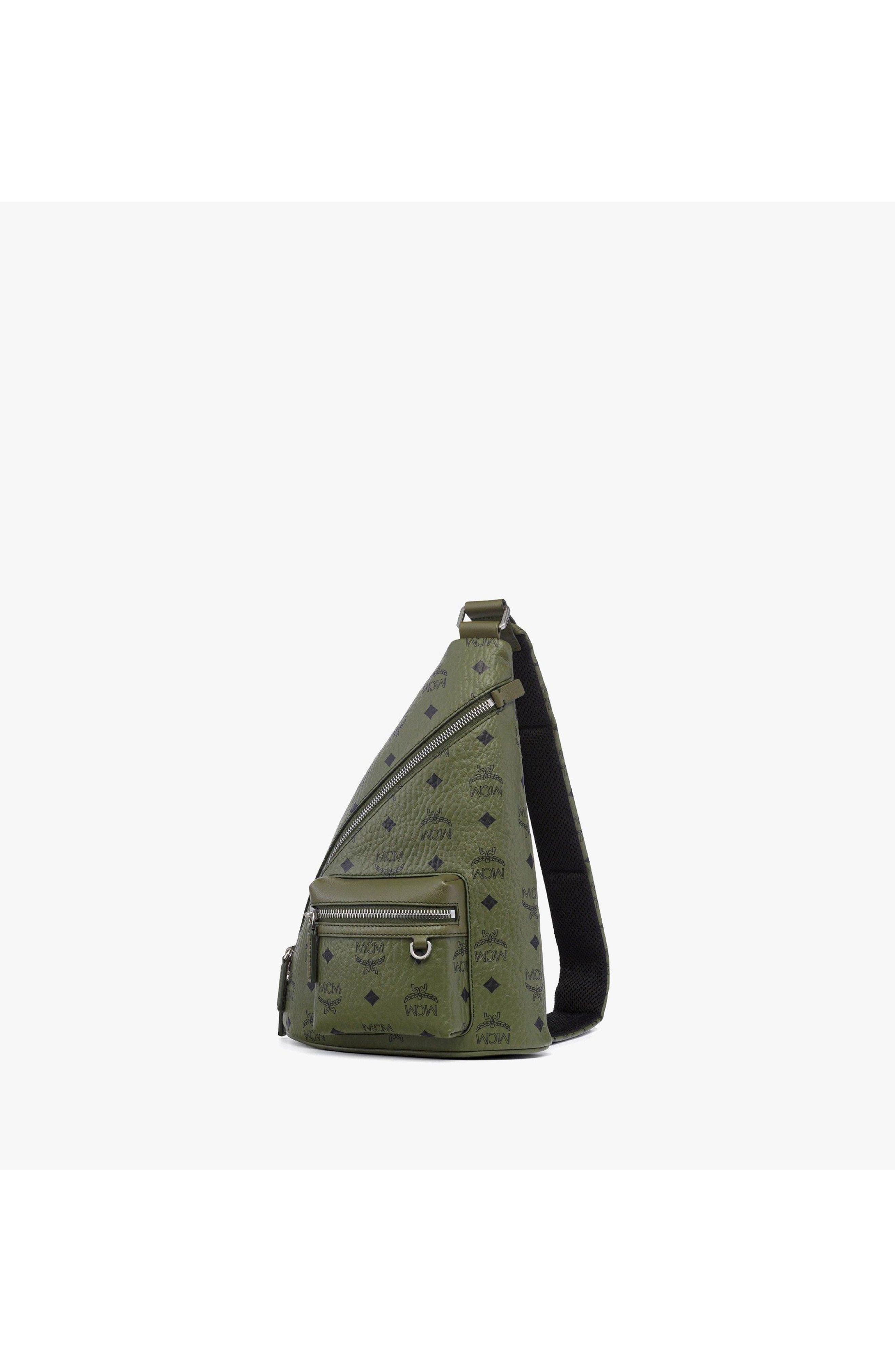 Mini Aren Sling in Visetos, Alternate, color, Khaki Moss