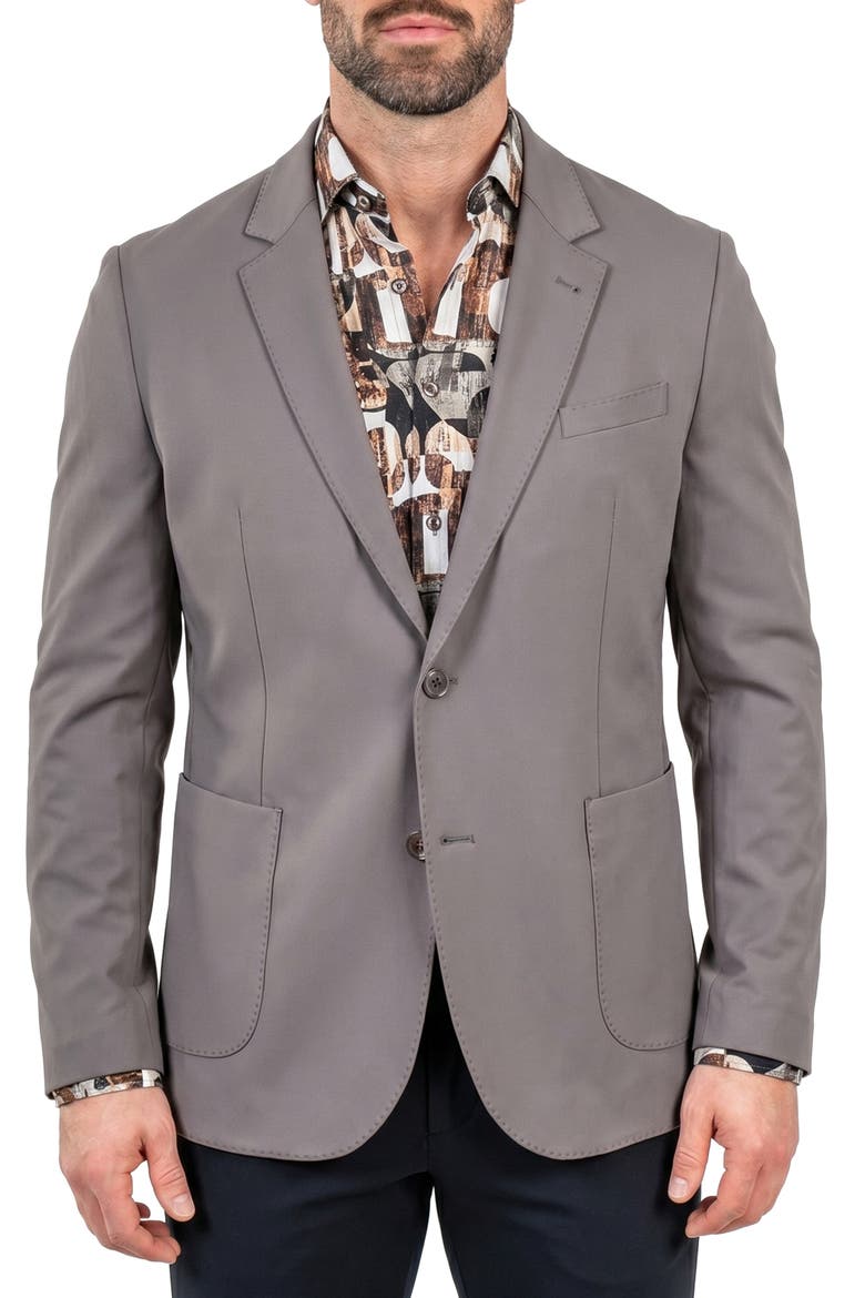 Descartes Unconstructed Blazer, Main, color, BROWN