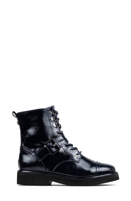 Donald Pliner Speed Lace Up Buckle Boot In Black