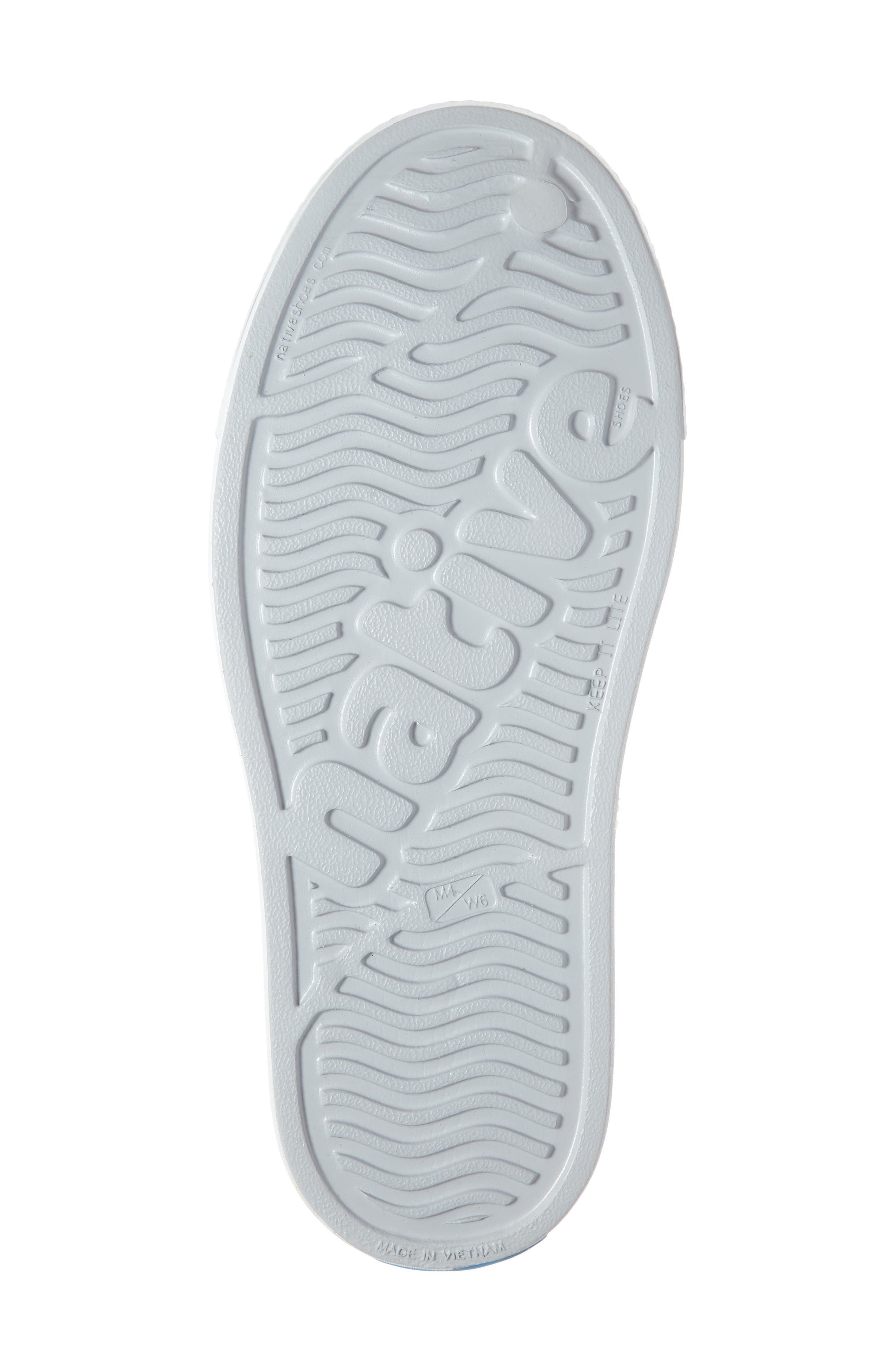 Native Shoes Jefferson Glitter Water Friendly Sneaker, Alternate, color, Mtlblng/Shlwht