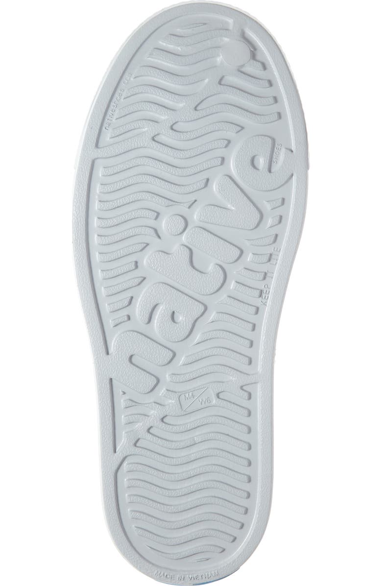 Native Shoes Jefferson Glitter Water Friendly Sneaker, Alternate, color, Mtlblng/Shlwht