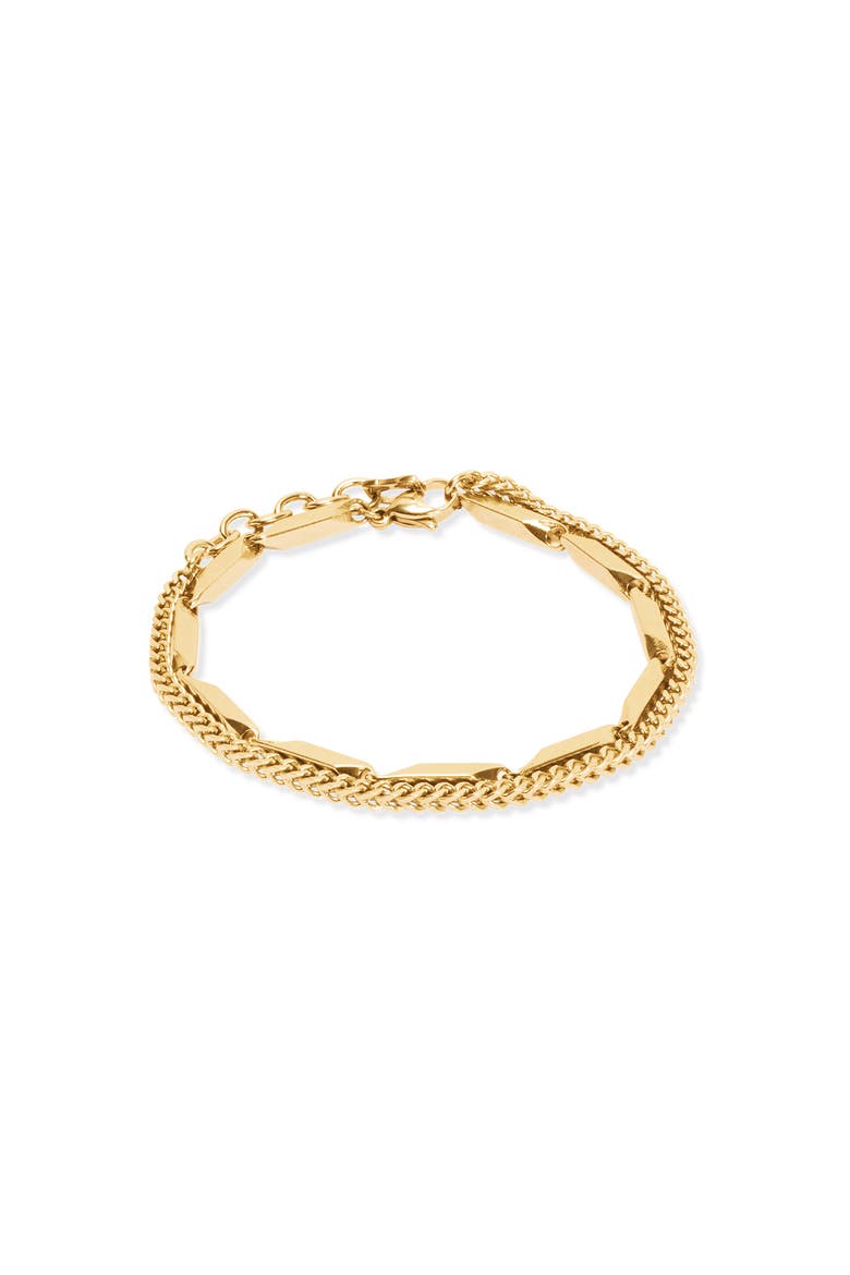 Twisted Layers Bracelet, Main, color, Gold