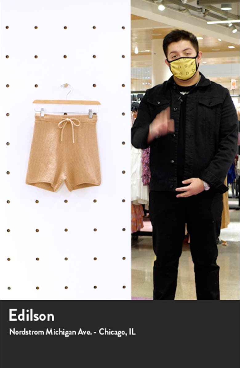 Sanzo Tie Waist Knit Shorts, sales video thumbnail