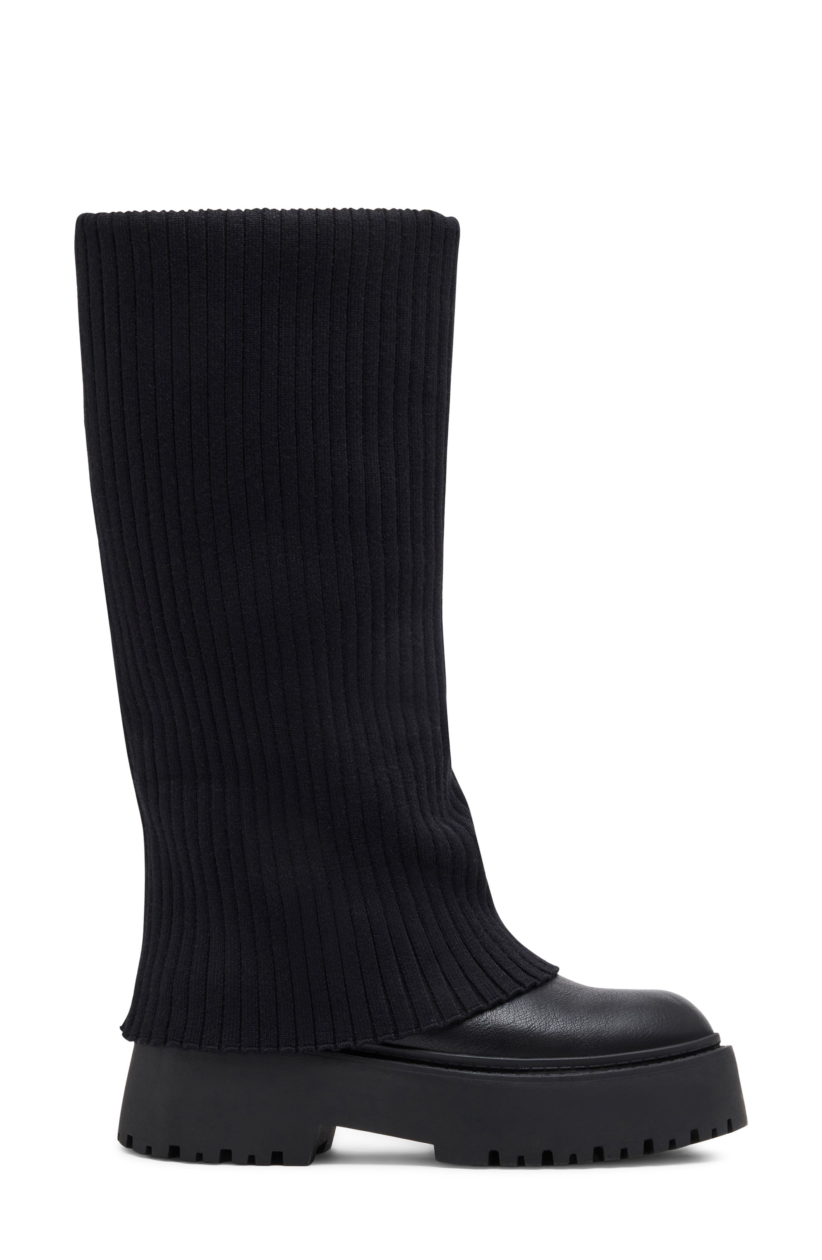 Dilemma Tall Boot, Alternate, color, BLACK MULTI