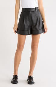 rag & bone Neila Leather Shorts