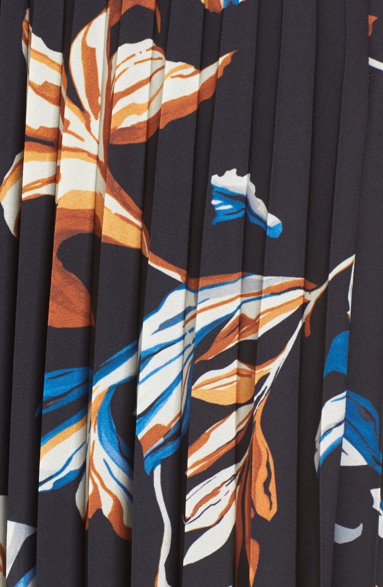 BOSS Viplisa Pleated Floral Skirt, Alternate, color, 