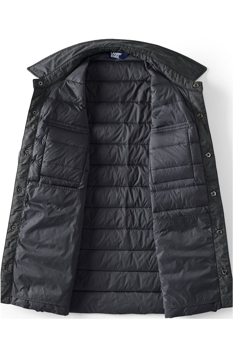 Lands' End Wanderweight Packable Down Shirt Jacket, Alternate, color, 