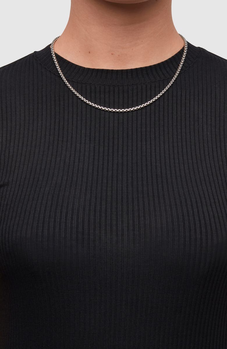 Tom Wood Rolo Silver Chain Necklace, Alternate, color, 