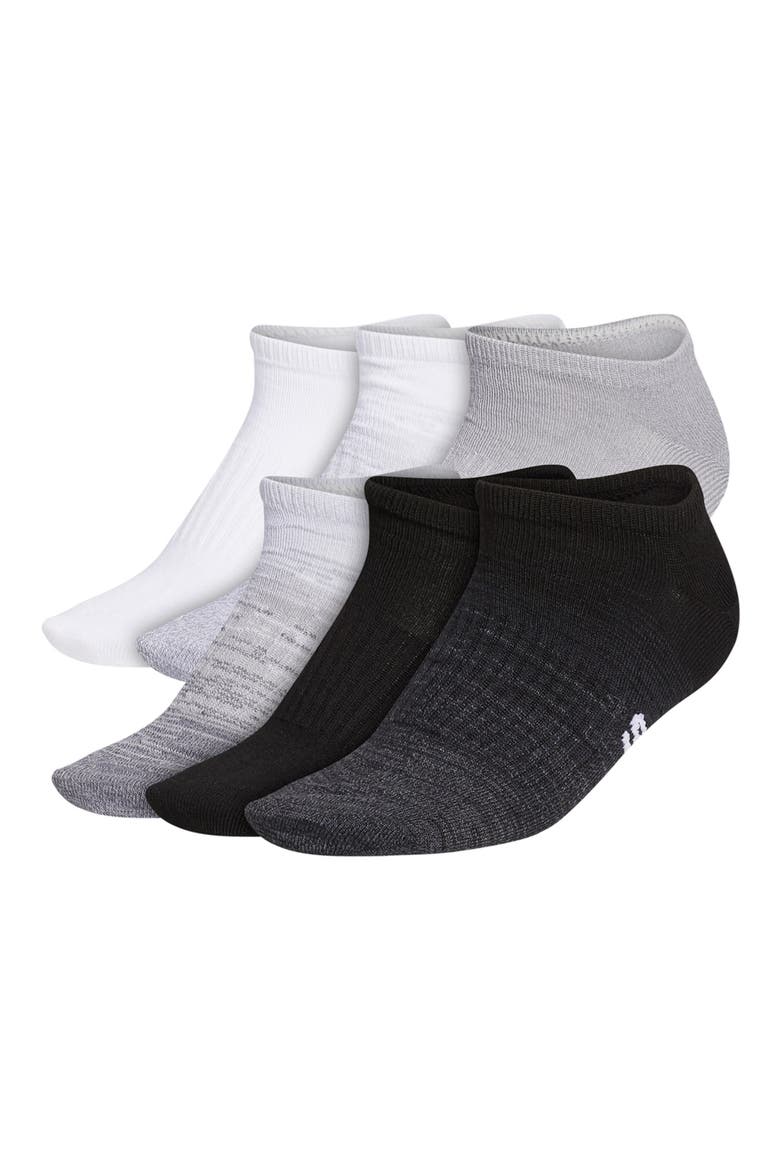 Superlite Badge of Sport Ankle Socks - Pack of 6, Main, color, BLACK