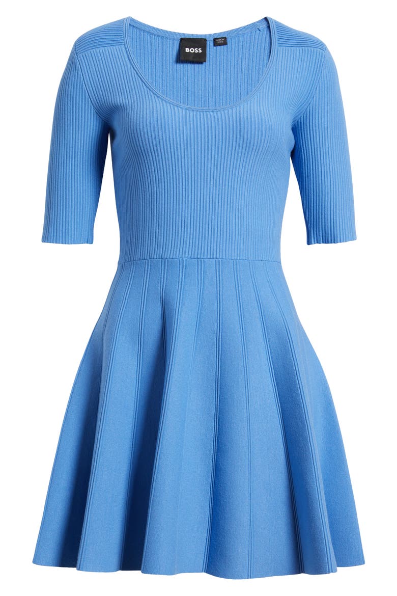 Frankina Rib Sweater Dress, Alternate, color, BT BU