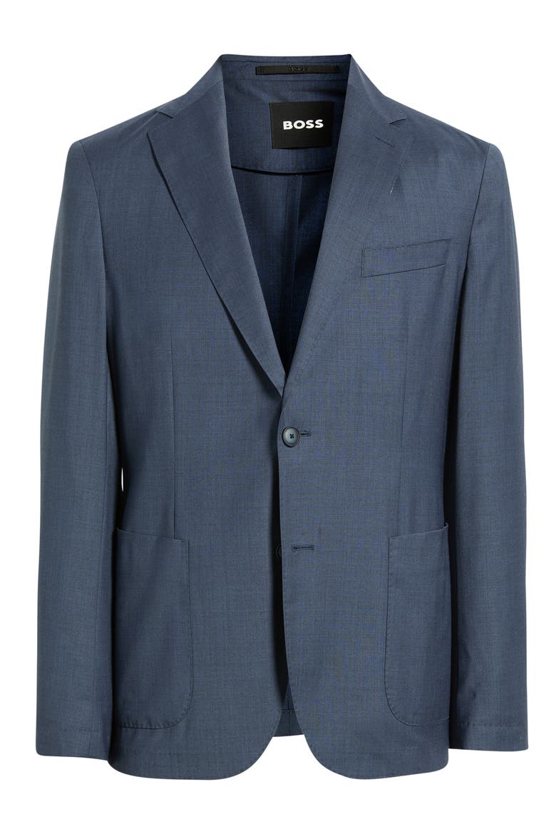P-Hanry Virgin Wool Suit Jacket, Alternate, color, OPEN BLUE