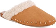LONDON RAG Obsidian Studded Suede Mule
