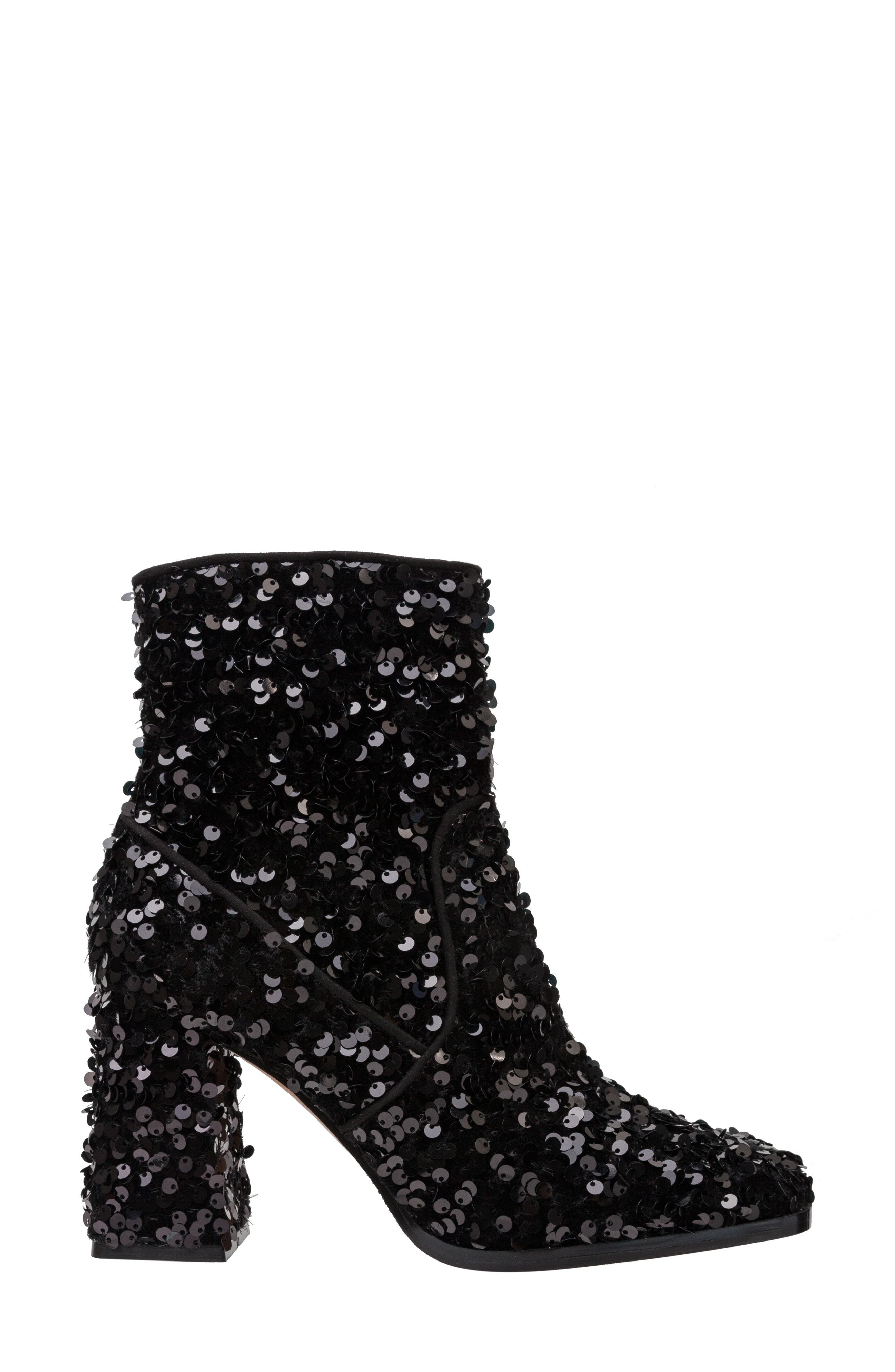 Crazed Sequin Boot, Alternate, color, BLACK SEQUINS