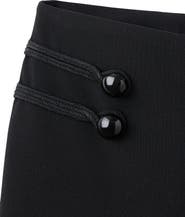 MANGO Slim Fit Frog Fastening Wide Leg Pants