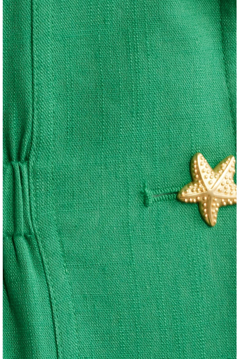 Short Sleeve One-Button Jacket, Alternate, color, PARAKEET