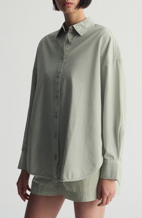Oversize Button-Up Shirt