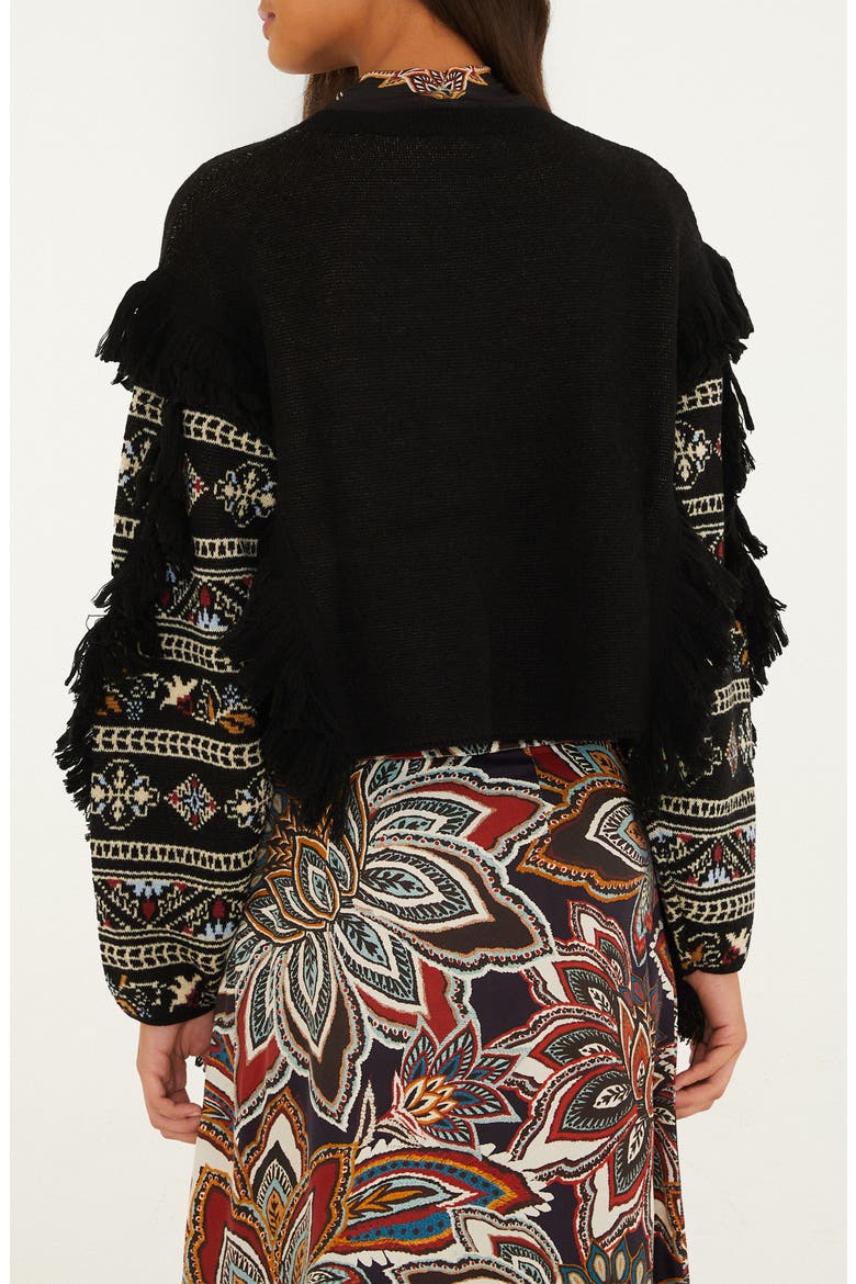 Love Paisley Cornelli Sweater, Alternate, color, BLACK