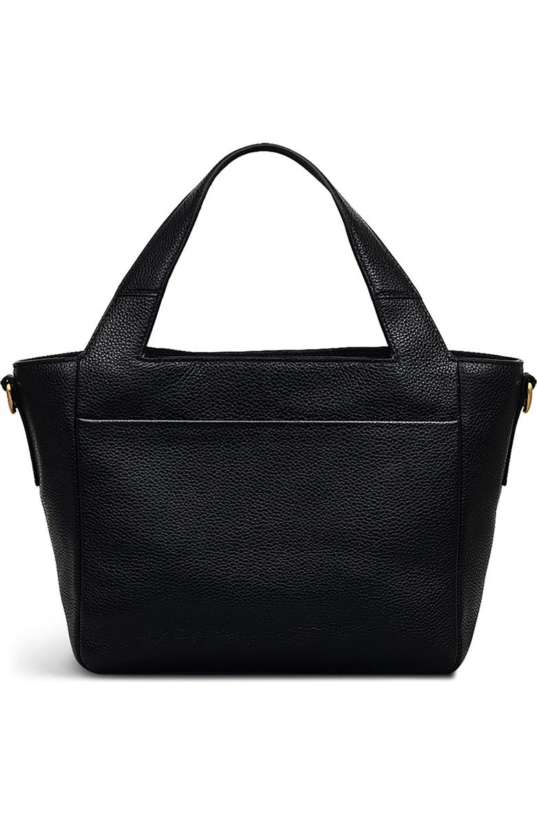 Radley Alpha Road Medium Leather Satchel, Alternate, color, Black