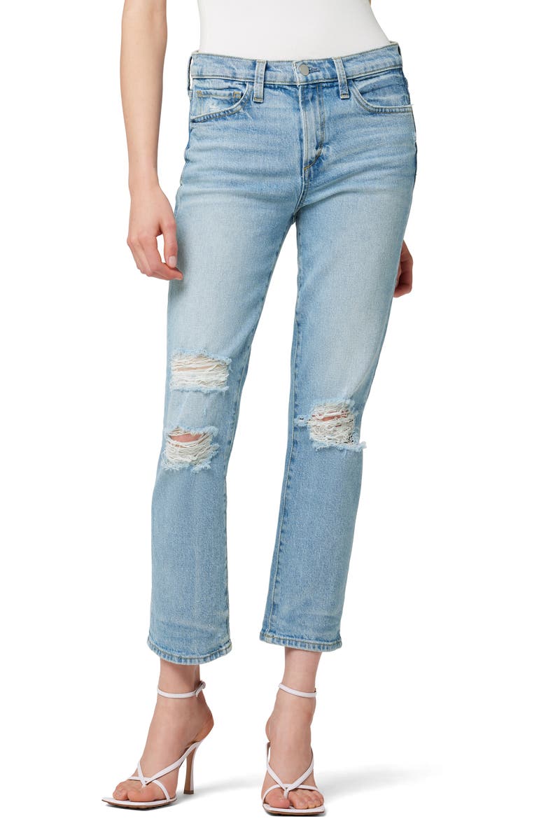 Joe's The Lara Ripped Ankle Slim Jeans, Main, color, 