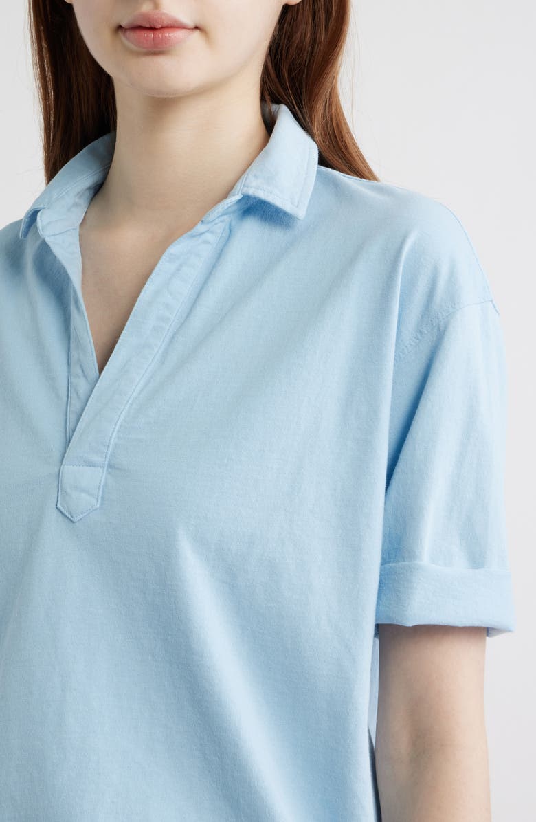 Frank & Eileen Patty Popover Cotton Top, Alternate, color, Dive Blue