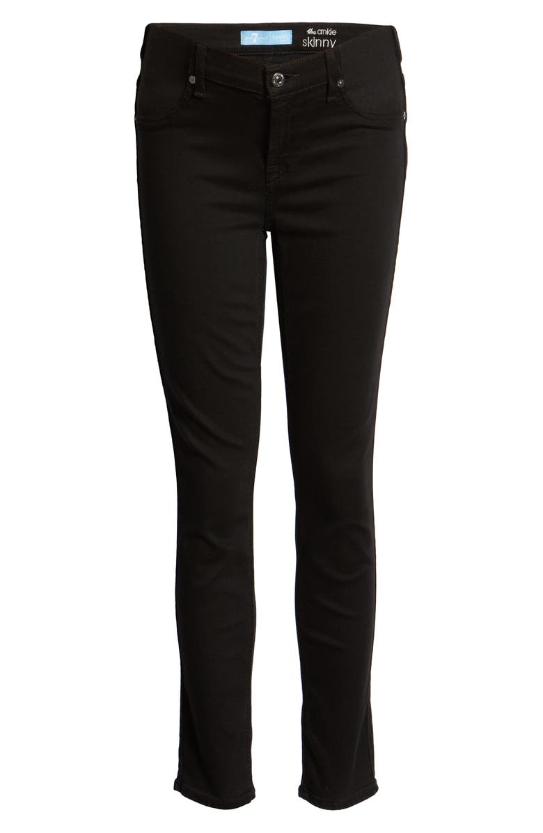 7 For All Mankind b(air) High Waist Ankle Skinny Maternity Jeans, Alternate, color, 