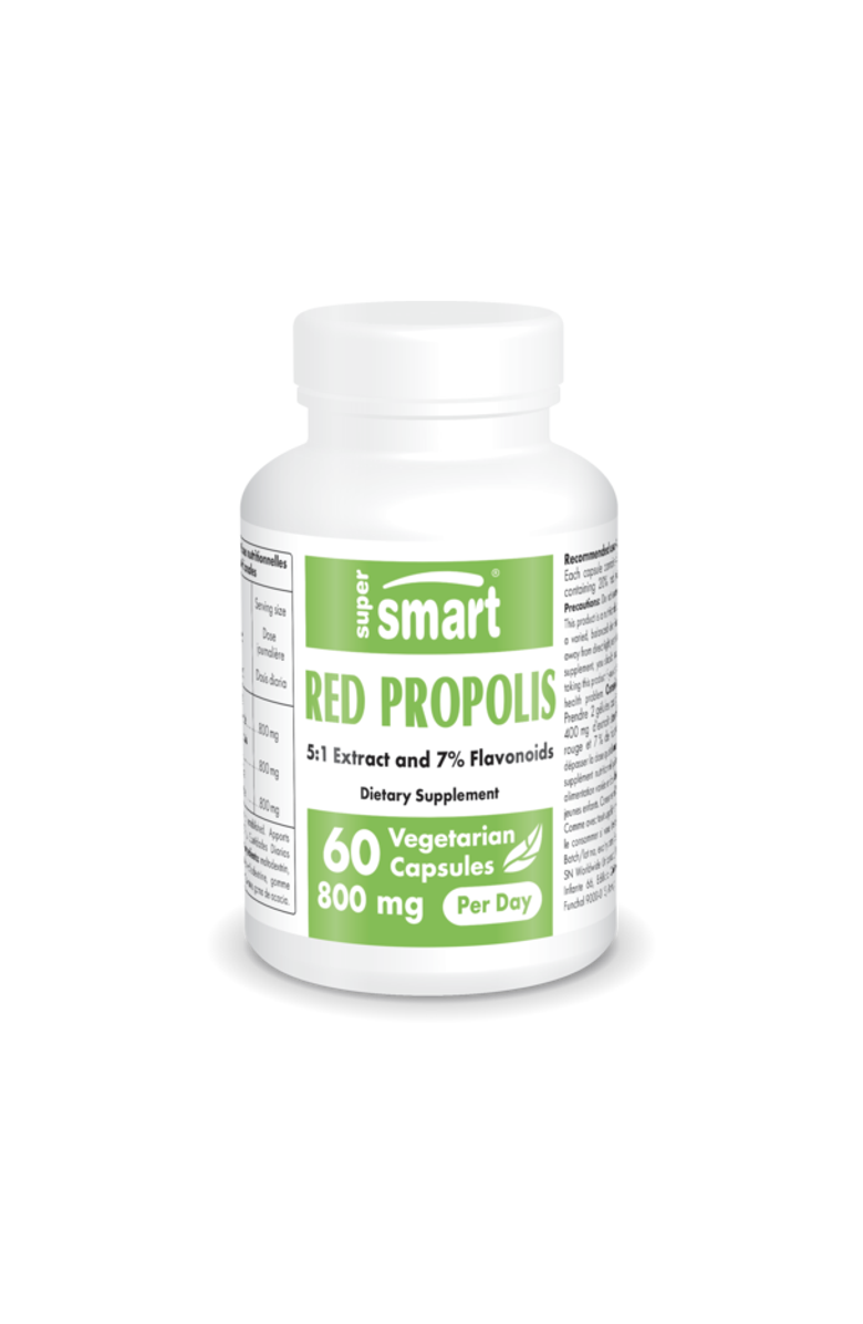 SuperSmart Red Propolis 800mg per Day, Main, color, NO COLOR