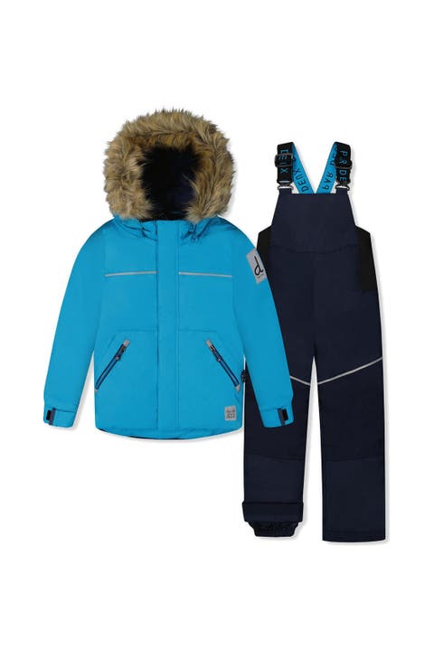 Discover Fleece Jacket Snow Pants Two Piece Snowsuit