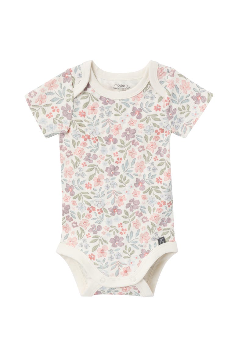 Coordinating Bodysuits & Shorts Set 4-Pack, Alternate, color, Purple Lilac