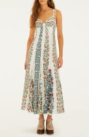 FARM Rio Fruit Beauty Linen Blend Maxi Dress