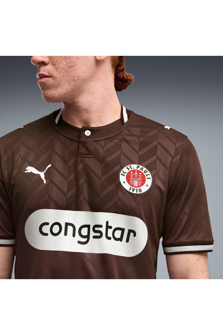 Men's Puma  Brown St. Pauli 2026/27 Home Replica Jersey, Alternate, color, Brown