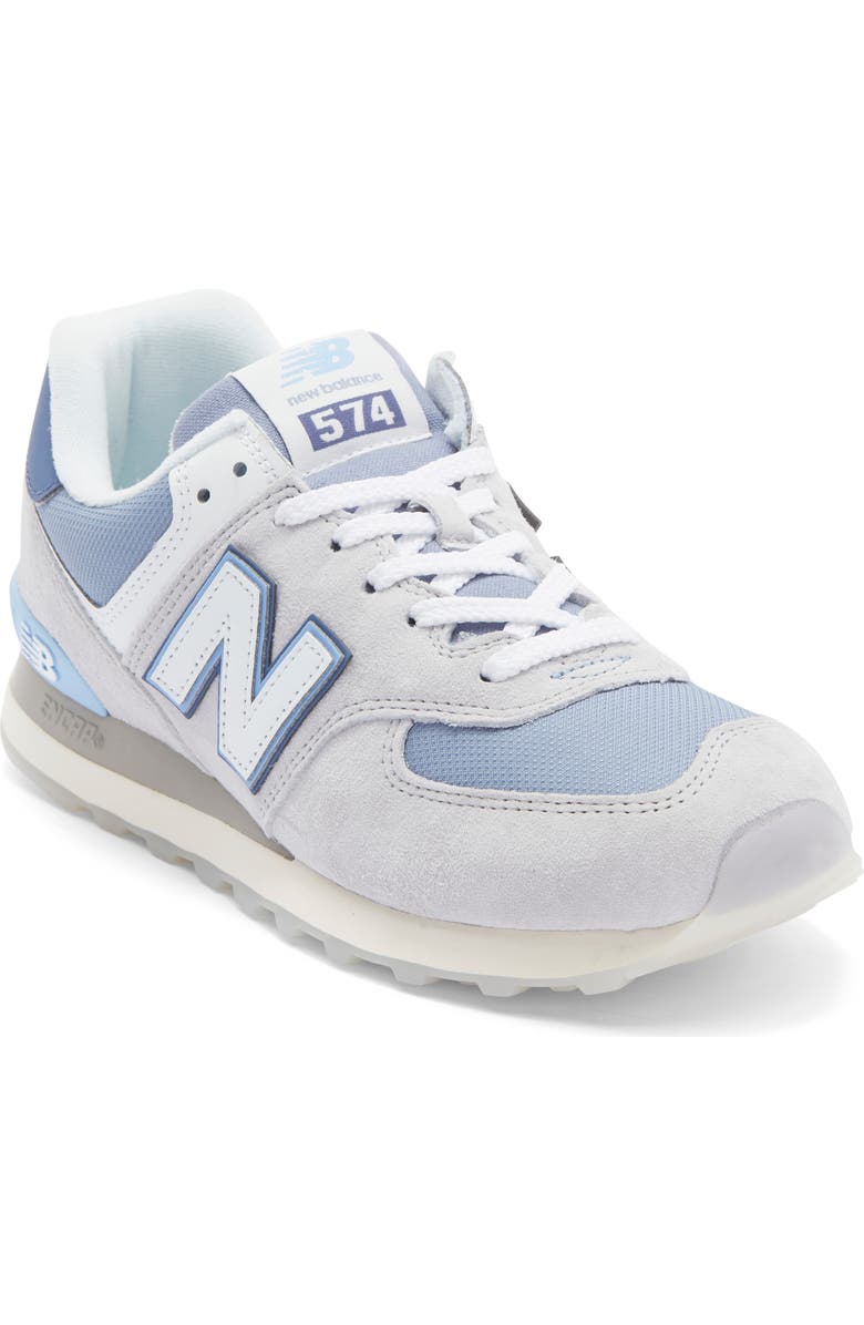New Balance Gender Inclusive 574 Sneaker, Main, color, Pearl Grey/ Nb White