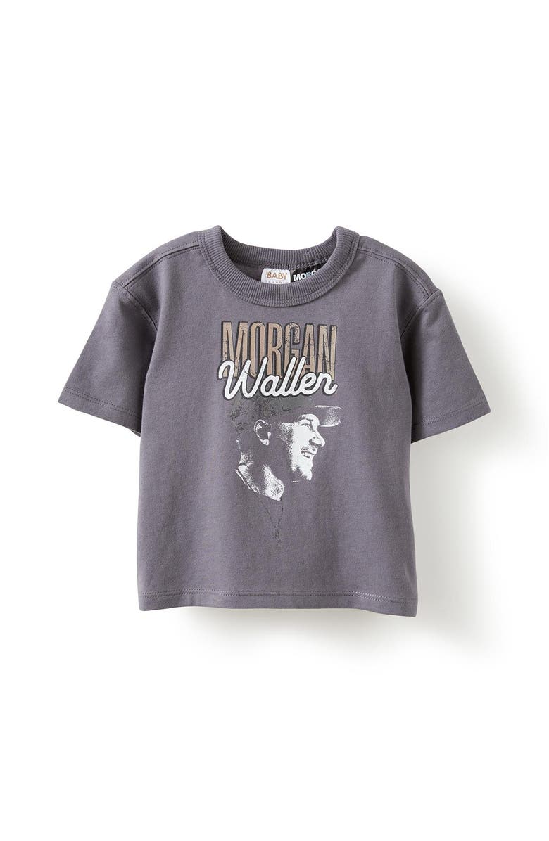 Cotton On Kids Bobbi Short Sleeve Lcn Tee, Main, color, Rabbit Grey Morgan Wallen